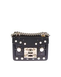 Salar - Black Gaia Leather Shoulder Bag - Lyst