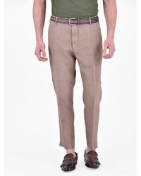 Dell'Oglio - Multicolor Linen Trousers for Men - Lyst