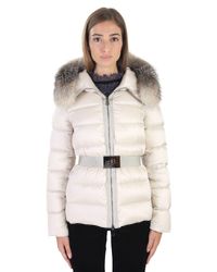 Moncler - Multicolor Padded Nylon Tatie 3/4 Coat - Lyst