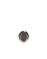 Alexander McQueen - Metallic Metal Ring With Engraved Coat Of Arms - Lyst