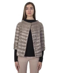 Herno - Multicolor Taupe Nylon Ultralight Padded Jacket - Lyst