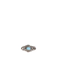 Alexander McQueen - Metallic Brass And Swarovski Ring - Lyst