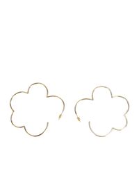 Simone Rocha - Metallic Gold Plated Silver Earrings - Lyst