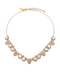 kate spade new york | Metallic Butter Up Mother-of-pearl Mini Necklace | Lyst