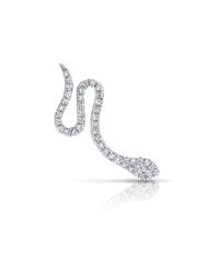 Anne Sisteron - 14kt White Gold Diamond Snake Ear Cuff - Lyst