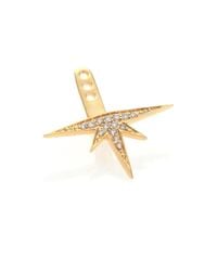 Sydney Evan | Metallic Diamond & 14k Yellow Gold Starburst Single Ear Jacket | Lyst