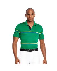 Ralph Lauren | Green Striped Polo Shirt for Men | Lyst