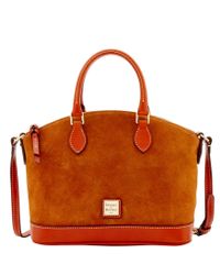 Dooney & Bourke Multicolor Suede Darcy Satchel