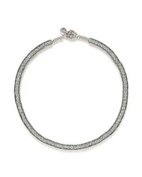 Philippe Audibert | Metallic Mattia Crystal-embellished Beads Necklace | Lyst