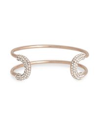 Giles & Brother - Pink Crystal Encrusted Cortina Cuff - Lyst