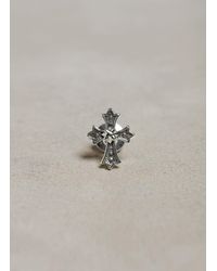 John Varvatos | Metallic Silver Cross Lapel Pin for Men | Lyst