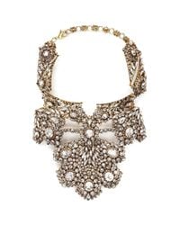 Erickson Beamon | Metallic 'temptress' Crystal Plastron Necklace | Lyst