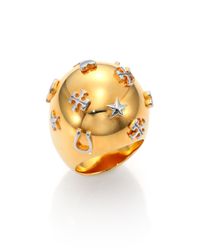 Tory Burch | Metallic Luck Bubble Ring | Lyst