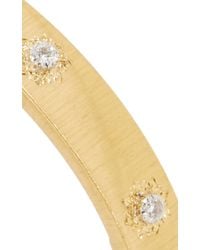 Buccellati | Metallic 18k Yellow Gold And Diamond Iconic Classica Bangle | Lyst