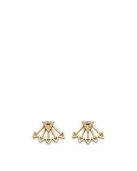 Rebecca Minkoff | Metallic Two Part Triangle Earring | Lyst