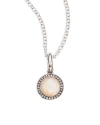 Ippolita | Metallic Mother-of-pearl, Diamond & Sterling Silver Lollipop Charm | Lyst