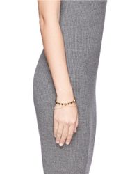 Eddie Borgo | Black Pavé Gemstone Swag Bracelet | Lyst
