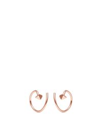 Maria Black | Pink Stud Swirl Earrings | Lyst