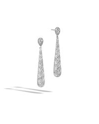 John Hardy | Metallic Legends Naga Drop Earrings | Lyst