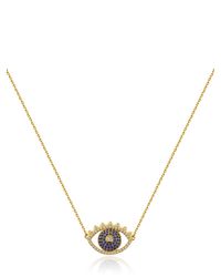 KENZO | Metallic Eye Necklace | Lyst