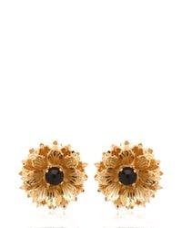 Mercantia | Metallic Lux Flower Earrings | Lyst