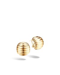 John Hardy | Metallic Classic Chain Buddha Belly Earrings | Lyst