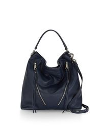 Rebecca Minkoff | Blue Moto Hobo | Lyst