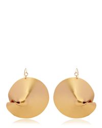 Noritamy | Metallic Dented Collection Earrings | Lyst