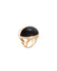 Trina Turk | Black Resin Statement Ring | Lyst