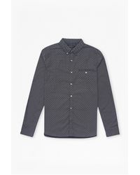 French Connection | Blue Prodigy Dot Connery Shirt for Men | Lyst