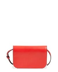 Alexander Wang | Red Prisma Leather Double Biker Clutch Bag | Lyst