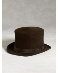 John Varvatos | Brown Rabbit Hair Top Hat for Men | Lyst