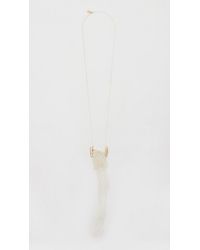 Erin Considine | Metallic Rail Shag Necklace | Lyst