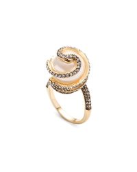Lulu Frost | Metallic Oleander Ring | Lyst