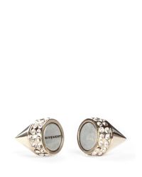 Givenchy | Metallic Double Cone Single Magnetic Earring | Lyst