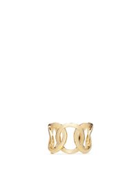 Philippe Audibert | Metallic Cutout Chain Link Ring | Lyst