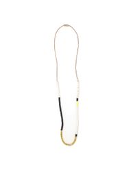 Julie Thevenot | White 4 Medium Island Necklace | Lyst