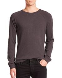 Rag & Bone | Gray Standard Issue K-long Sleeve Raglan Tee for Men | Lyst