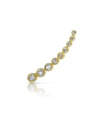Anne Sisteron - 14kt Yellow Gold Diamond Shooting Star Ear Cuff - Lyst