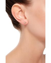 Loquet London | Metallic 14k Gold Elephant Stud Earring | Lyst