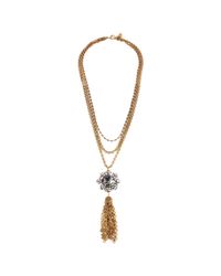 Lulu Frost | Metallic *new* Vintage Tassel Necklace | Lyst