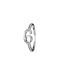 Lulu Frost | Metallic Code Number Sterling Silver #6 Ring | Lyst