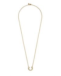 Rebecca Minkoff | Metallic Double Tusk Pendant | Lyst