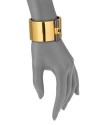 Reed Krakoff | Metallic T-Bar Two-Tone Cuff Bracelet | Lyst