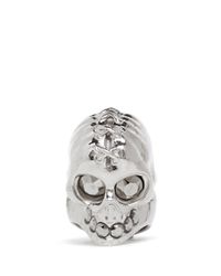 Alexander McQueen | Metallic 'sado Maso' Ring for Men | Lyst