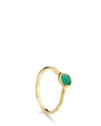 Monica Vinader | Metallic Small Siren Stacking Ring | Lyst
