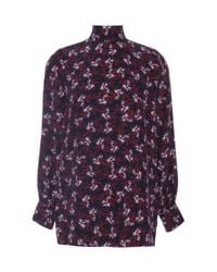 Mother Of Pearl | Red Allen Silk High Neck Blouse | Lyst