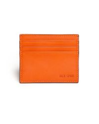 Jack Spade | Orange Grant Leather Card Case for Men | Lyst