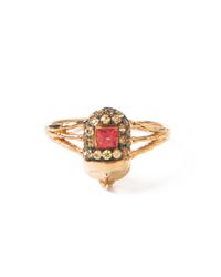 Daniela Villegas | Multicolor Yellow Gold Beetle Ring | Lyst