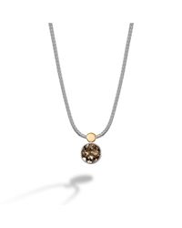John Hardy | Metallic Double Drop Pendant On Chain Necklace | Lyst